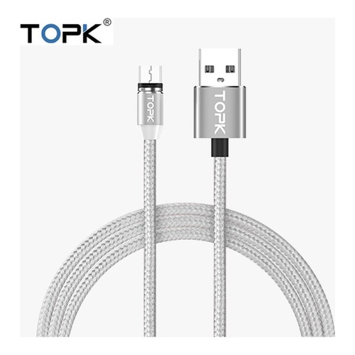 Магнитный светодиодный кабель TOPK с магнитным microUSB коннектором металлик(CS0144110210)
Магнитный светодиодный кабель TOPK с магнитным microUSB коннектором металлик(CS0144110210)