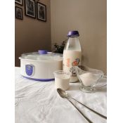 Йогуртница Kitfort КТ-2088-1 бело-фиолетовая