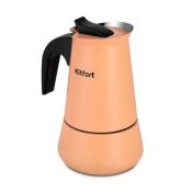 Кофеварка гейзерная Kitfort KT-7148-2 персиковый