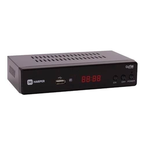 

Ресивер DVB-T2 Harper HDT2-5010 черный