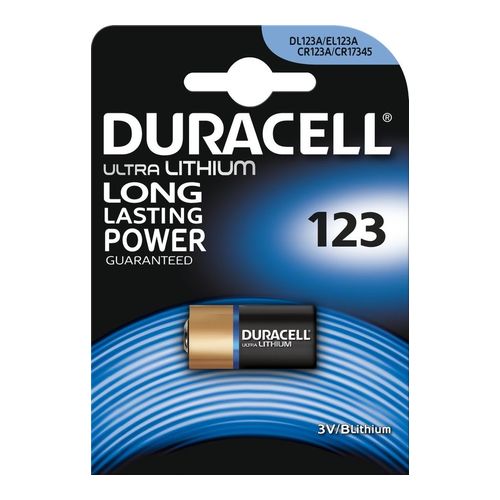 

Батарея Duracell Ultra CR123A (1шт)