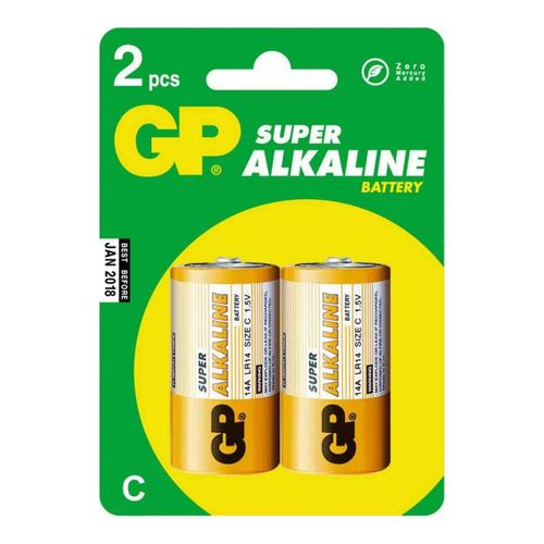 

Батарея GP Super Alkaline 14A LR14 C (2шт)