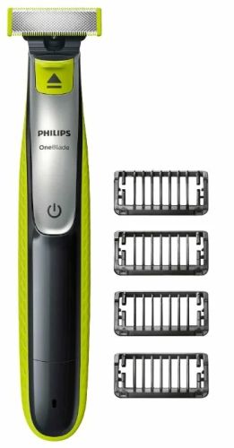 Триммер Philips OneBlade QP2530, черный/салатовый