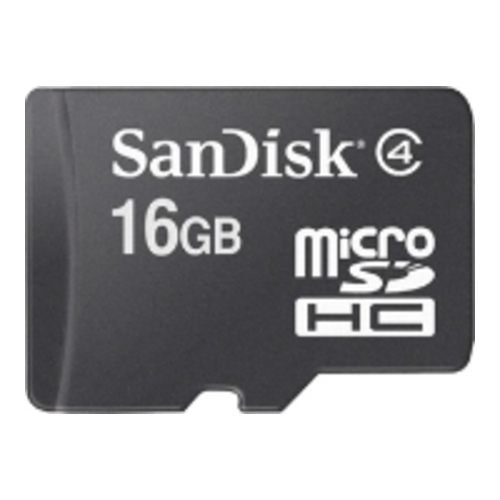 

Флеш карта microSDHC 16Gb Class4 Sandisk SDSDQM-016G-B35A + adapter