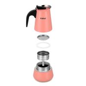 Кофеварка гейзерная Kitfort КТ-7148-1 темно-коралловый