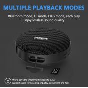 Беспроводная Bluetooth колонка для велосипеда Inwa MZ-500K с микрофоном черная