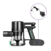 Вертикальный пылесос Kitfort КТ-5168-2, чёрно-зелёный