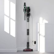 Вертикальный пылесос Kitfort КТ-5168-2, чёрно-зелёный