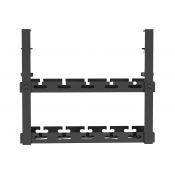 Кабель-канал Cactus CS-CM-400-2BK для столов 40x13.4x34.2см черный