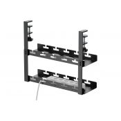 Кабель-канал Cactus CS-CM-400-2BK для столов 40x13.4x34.2см черный