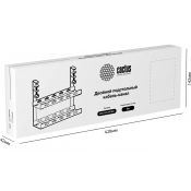 Кабель-канал Cactus CS-CM-400-2BK для столов 40x13.4x34.2см черный