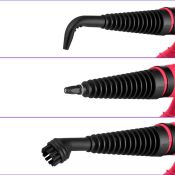 Пароочиститель Kitfort КТ-9193-1 черно-малиновый