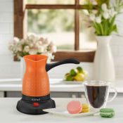 Электрическая турка Kitfort КТ-7130-2 черно-оранжевый