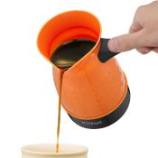 Электрическая турка Kitfort КТ-7130-2 черно-оранжевый