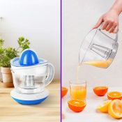 Соковыжималка для цитрусовых Kitfort КТ-1148-3, бело-синий