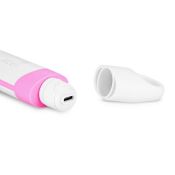 Щетка-массажер для тела Kitfort КТ-3161-1 бело-розовый