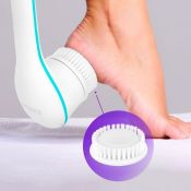 Щетка-массажер для тела Kitfort КТ-3161-3 бело-бирюзовый