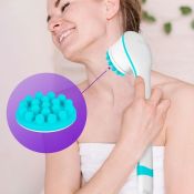 Щетка-массажер для тела Kitfort КТ-3161-3 бело-бирюзовый