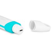 Щетка-массажер для тела Kitfort КТ-3161-3 бело-бирюзовый