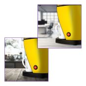 Кофеварка Kitfort КТ-7188-3, чёрно-жёлтая