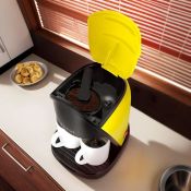 Кофеварка Kitfort КТ-7188-3, чёрно-жёлтая