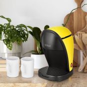 Кофеварка Kitfort КТ-7188-3, чёрно-жёлтая