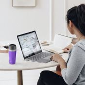 Термокружка Kitfort КТ-1223-1 фиолетовая