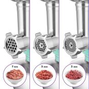 Цельнометаллический планетарный миксер "4 в 1" Kitfort КТ-3423-3 лазурный