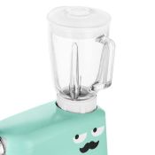 Цельнометаллический планетарный миксер "4 в 1" Kitfort КТ-3423-3 лазурный