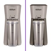 Кофеварка Kitfort КТ-7252-1, тёмно-серый