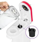 Кофеварка капсульная Kitfort КТ-7122-1, бело-малиновый