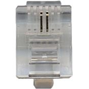 Коннектор Lanmaster (TWT-PL12-6P2C/100)UTP кат.3 RJ12 прозрачный(упак.:100шт.)