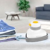 Ручной отпариватель Kitfort КТ-9131-1, бело-жёлтый