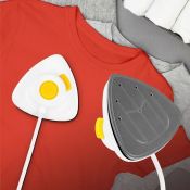 Ручной отпариватель Kitfort КТ-9131-1, бело-жёлтый