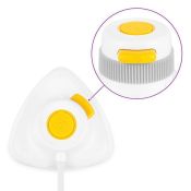 Ручной отпариватель Kitfort КТ-9131-1, бело-жёлтый