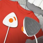 Ручной отпариватель Kitfort КТ-9131-2, бело-оранжевый