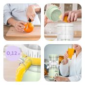 Беспроводная соковыжималка для цитрусовых Kitfort КТ-1171