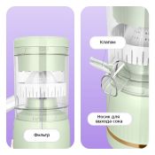 Беспроводная соковыжималка для цитрусовых Kitfort КТ-1171