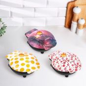 Вафельница Kitfort КТ-1684-3 черно-фиолетовый