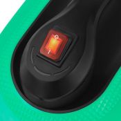 Пароочиститель Kitfort КТ-9137-2, чёрно-зелёный