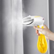 Ручной отпариватель Kitfort КТ-9192-3, бело-жёлтый