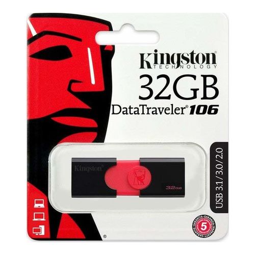

Флеш Диск Kingston 32Gb DataTraveler DT 106 DT106/32GB USB3.0 черный