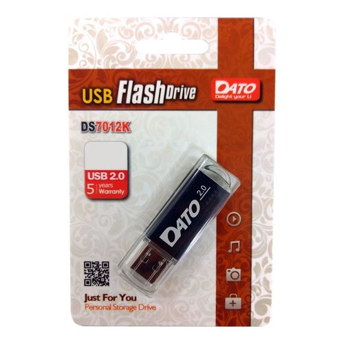 

Флеш Диск Dato 8Gb DS7012 DS7012K-08G USB2.0 черный