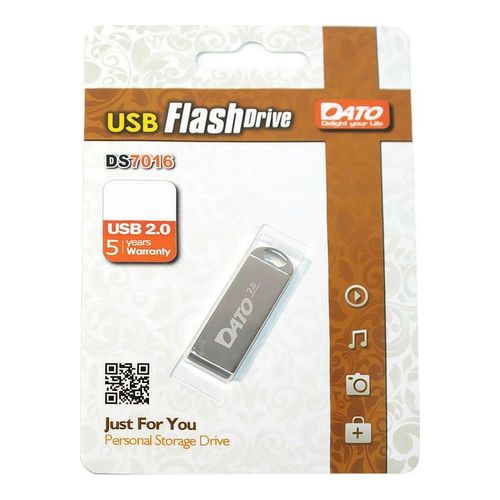 

Флеш Диск Dato 16Gb DS7016 DS7016-16G USB2.0 серебристый