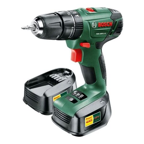 

Дрель-шуруповерт Bosch PSB 1800 LI-2 1.5Ah x2 Case