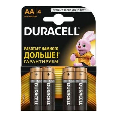 

Батарея Duracell Basic CN LR6-4BL AA (4шт)