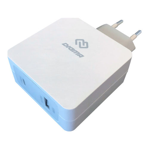 

Сетевое зарядное устройство DIGMA DGPD-45W-WG, 5.5A, белый