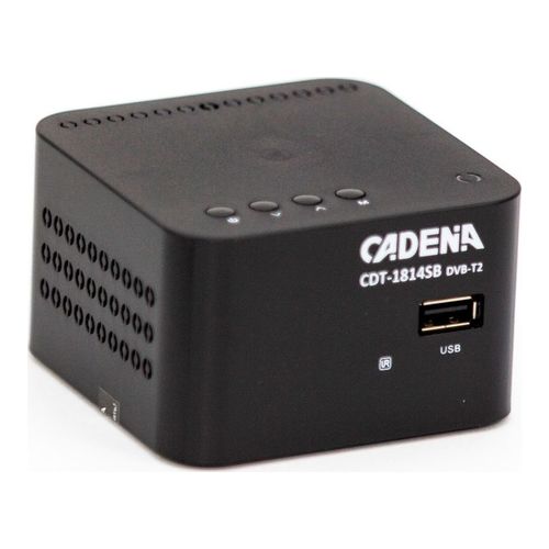 

Ресивер DVB-T2 Cadena CDT-1814SB черный