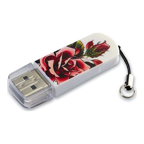 

Флеш Диск Verbatim 32Gb Mini Tattoo Rose 49896 USB2.0