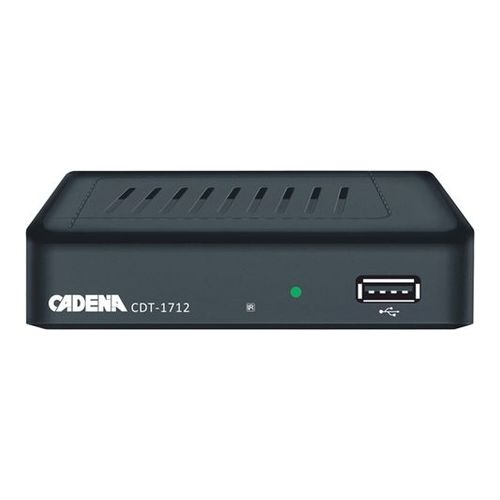 

Ресивер DVB-T2 Cadena CDT-1712 черный